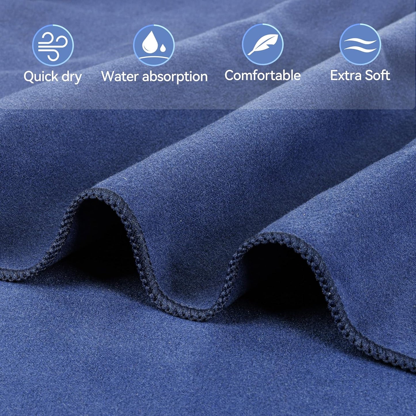 🌞🌊Solsenghåndkle i veske med lommer Oppbevaring