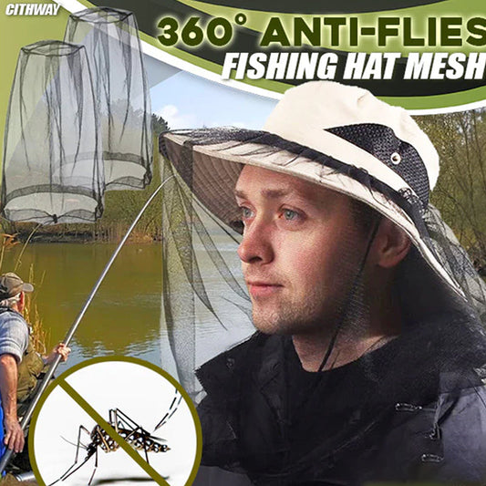 360° Anti-flue Fiskehatt Mesh