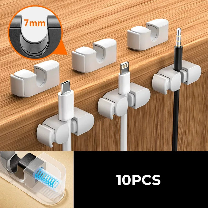 Kabelorganisator med fjær