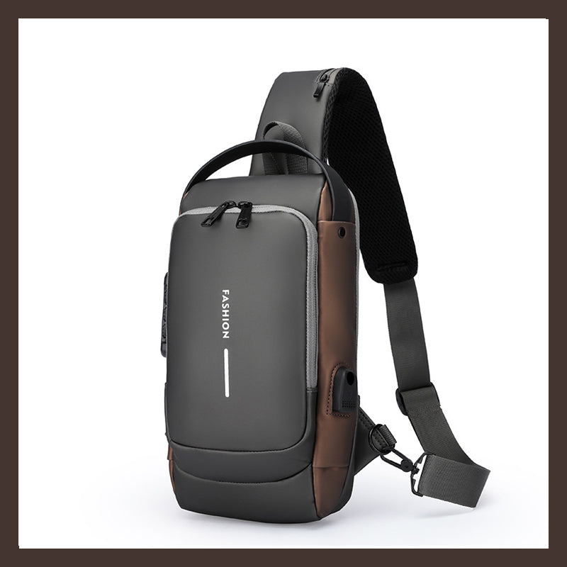 2024 Ny enkel, vanntett skulderveske med korsrygg