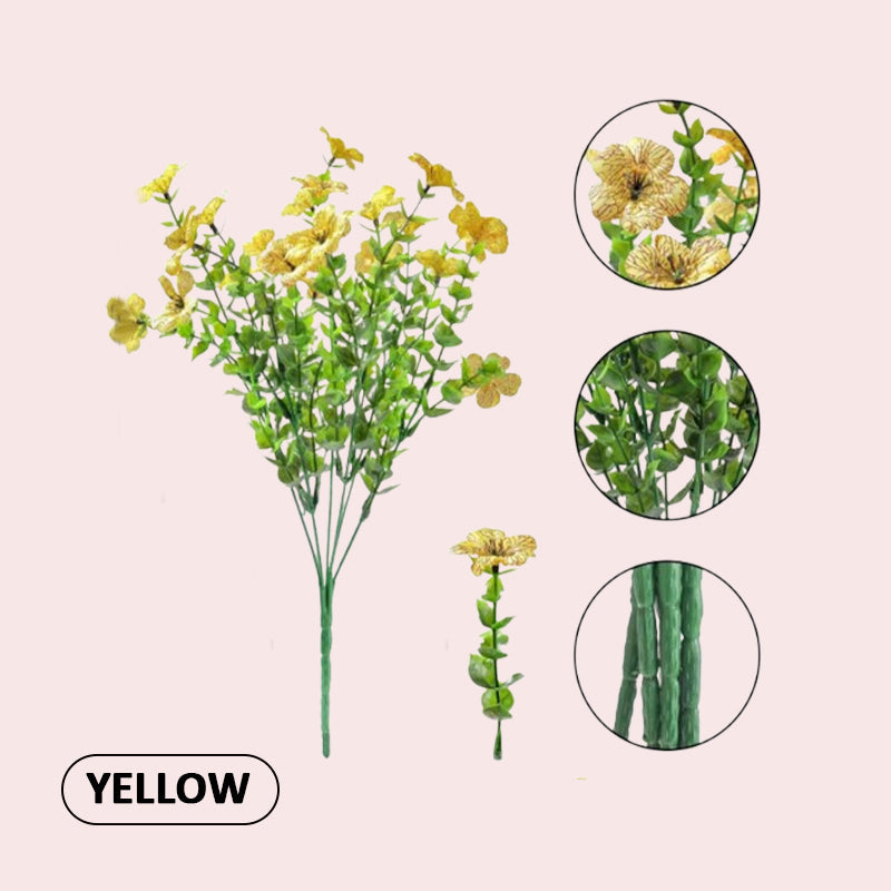 🌺UV-resistent fargerik kunstig blomst💖