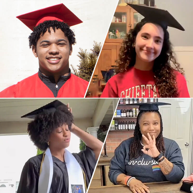 Gradueringshette fast brakett (đUltra rask levering)