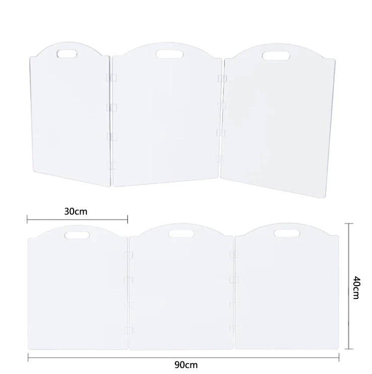 🛡️ Klar akryl kjæledyrgrind