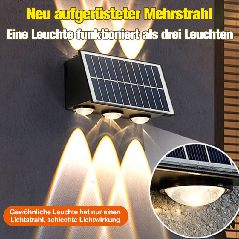 Solcelledrevet vegglampe