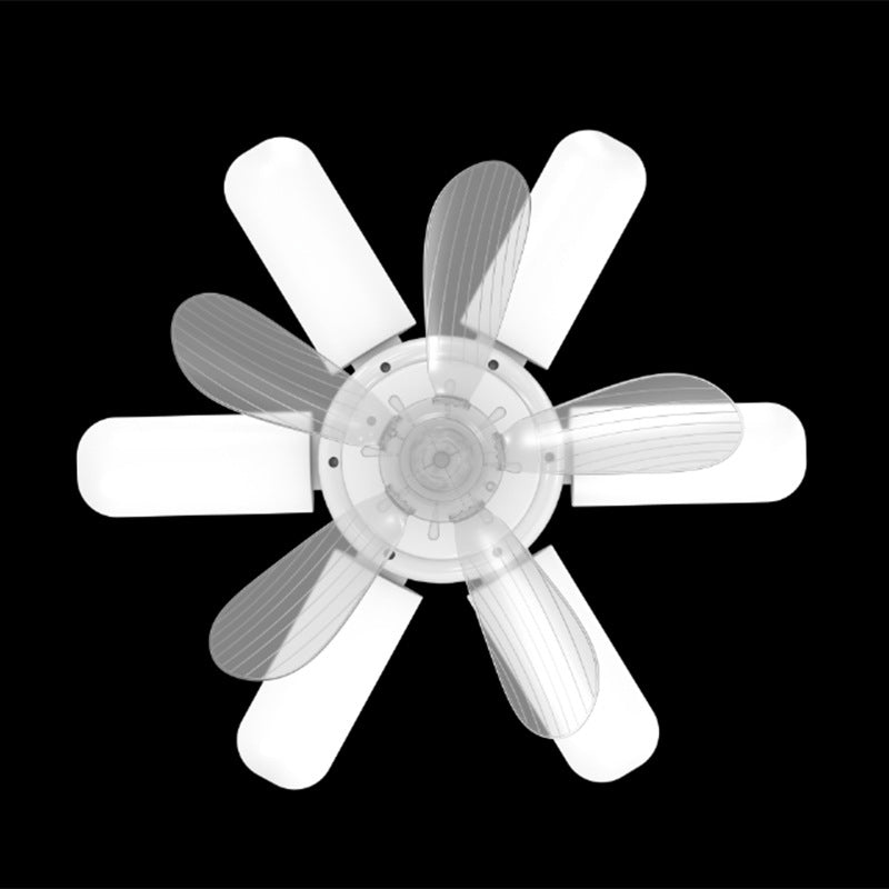 Husholdningsvifte med lys og fjernkontroll