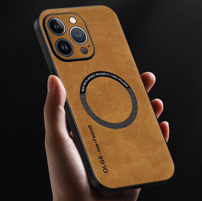 Etui i ekte lær - slank design og MagSafe-kompatibel