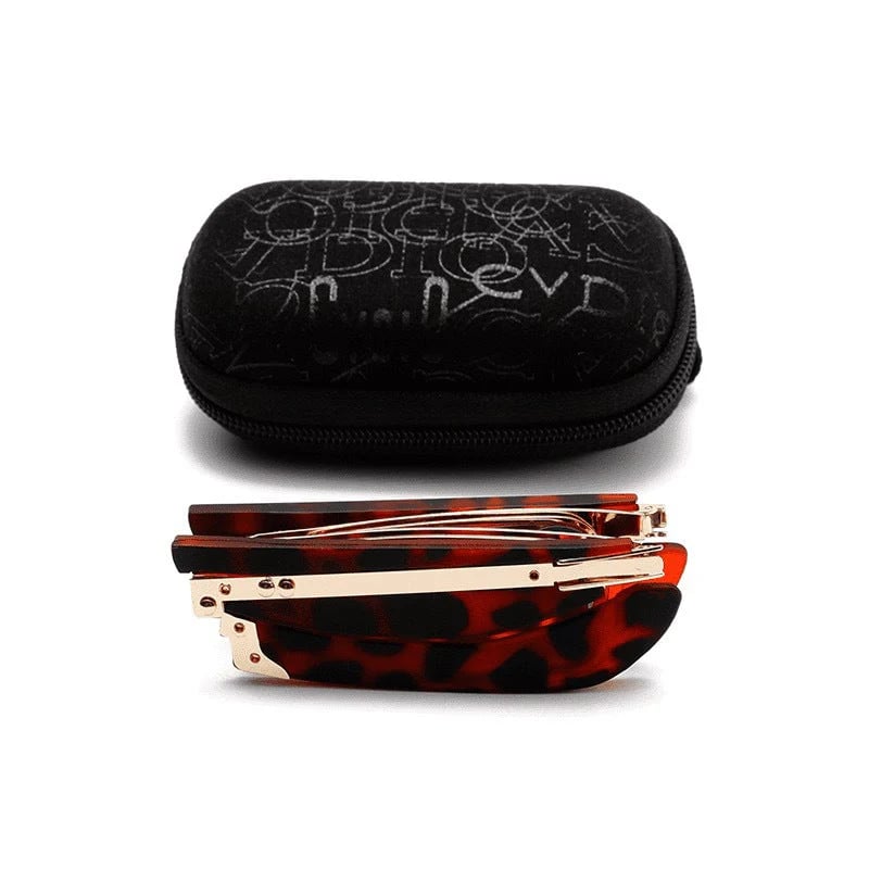 (🎁49 % rabatt på siste dag)👓 Sammenleggbare lesebriller med blålysfilter og etui