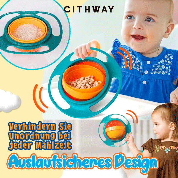 Lekksikker 540° roterende babyskål