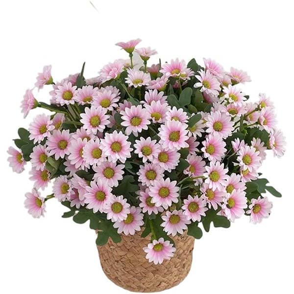 đ„Siste dag! Kun 26 NOK per stk â Kunstige utendĂžrsblomster âSunset Mumsâ â UV-bestandige, vanntette og vindtette