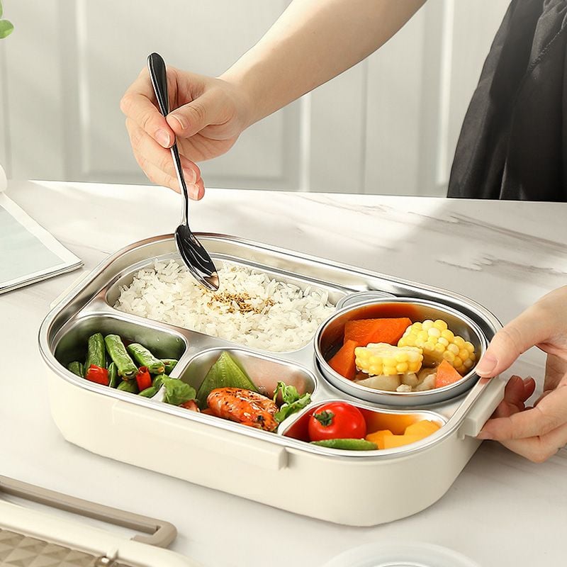 Microwaveable rustfritt stål isolert Bento Box