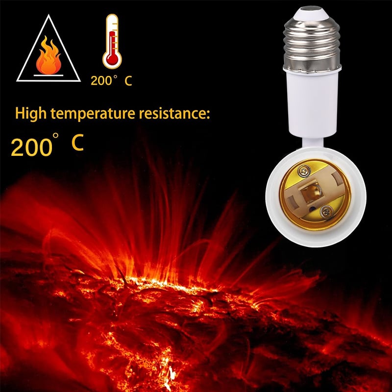 Universal 360° bøybar lyspæreforlenger