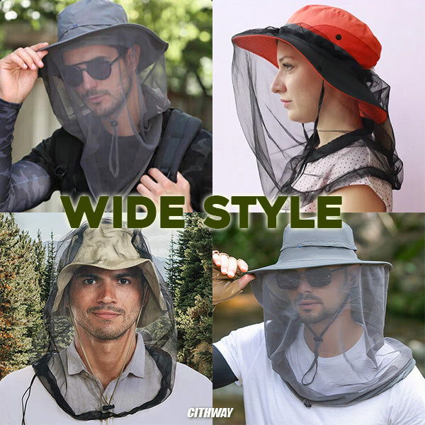 360° Anti-flue Fiskehatt Mesh