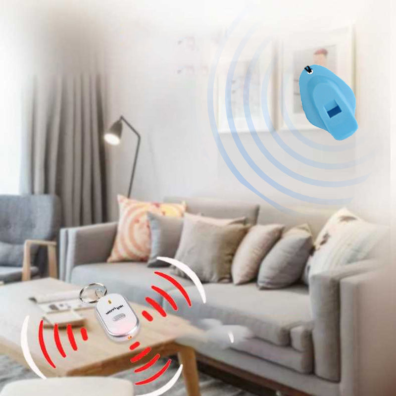 Nøkkelbrikke med fløytestyrt sensor og nøkkelfinner