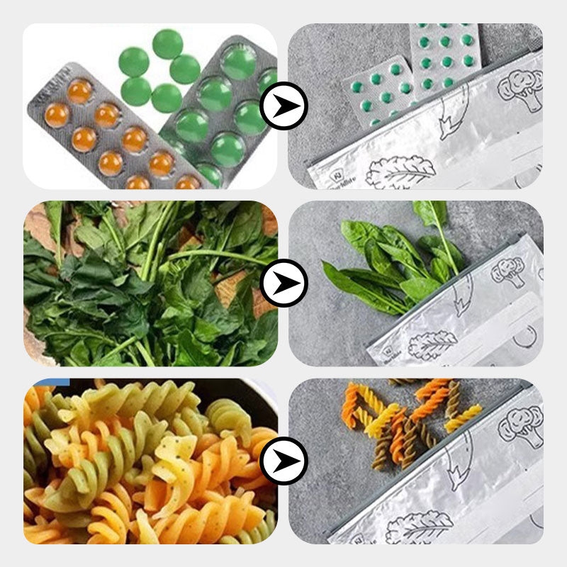 Antibakteriell friskhetspose i aluminiumsfolie