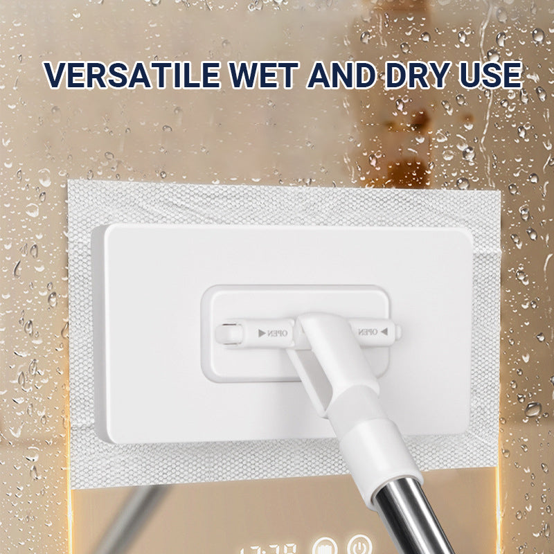 💥 Siste dag! 50 % rabatt 💥Engangsmopp med 10 gjenbrukbare kluter