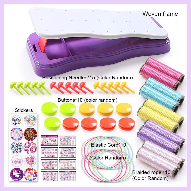 Gjør-det-selv-sett med håndfletting av tau