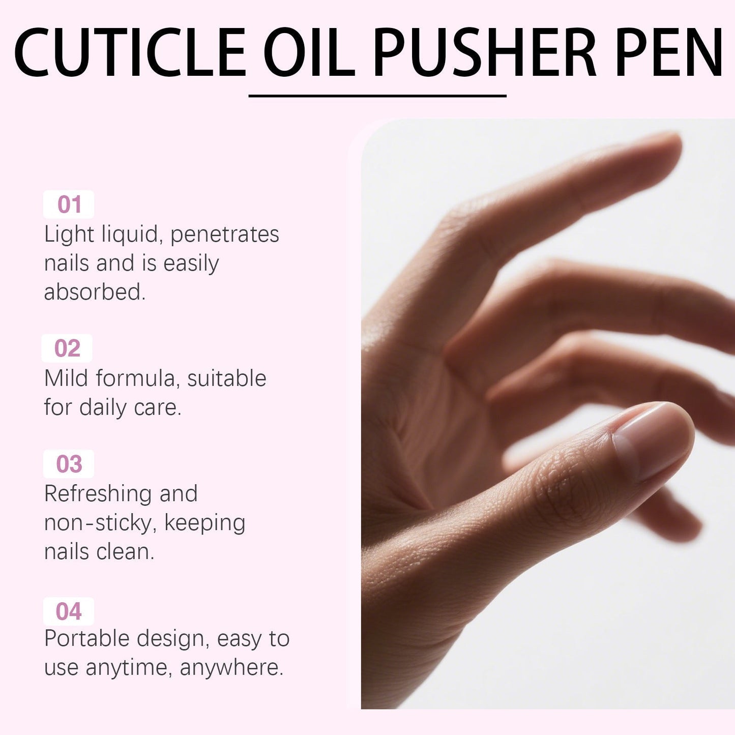 💅✨ Neglebåndsolje i pennform – bærbar fuktighetsgivende ingrediens for tørre neglebånd og sprø negler med lavendelduft! ✨🖊️