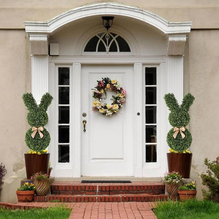 {Gratis Frakt}🌳🐇Håndlaget kanin formet som et tre💥