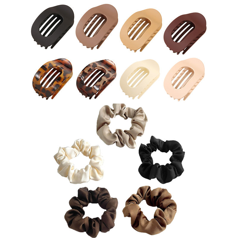 Oval hårgripesett (4 stk)