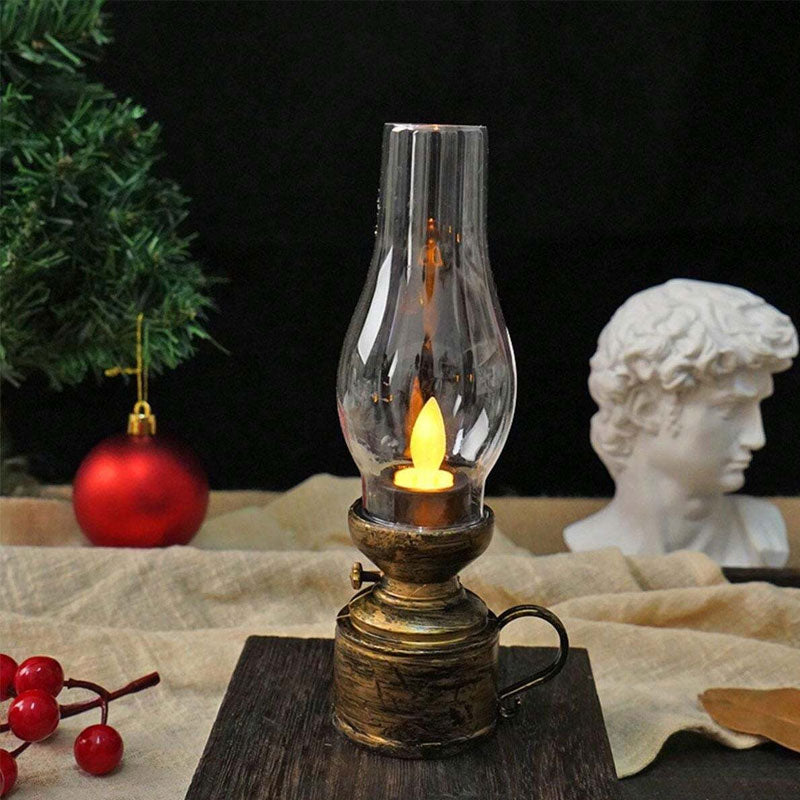 💫Retro simulering parafinlampe LED nattlys💫