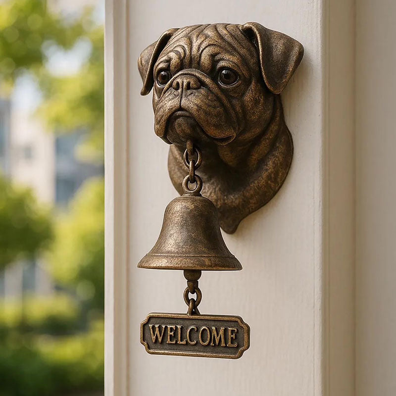 🐶 Velkomstringeklokke med hundetema