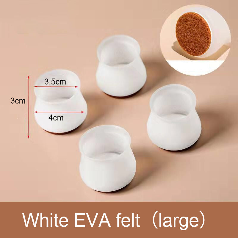 Bordbeinovertrekk i tykk filt og silikon