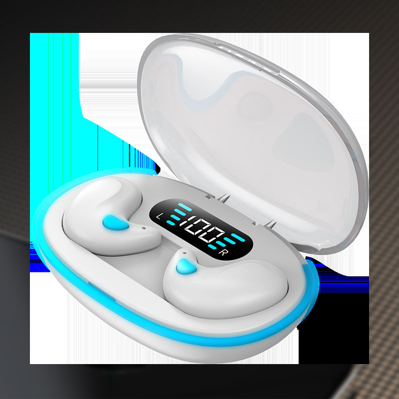 Mini Bluetooth-hodetelefoner med digitalt display og støyreduksjon