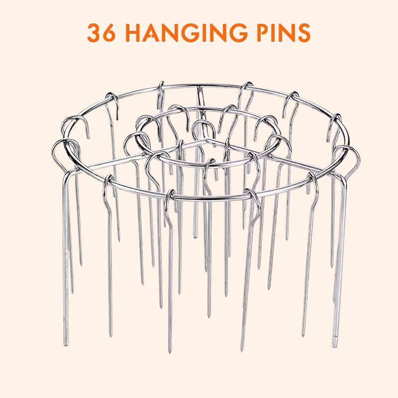 🔥 Grillspydstativ til luftfryser | 360 ° jevn matlaging, sprø og saftig! 🍢