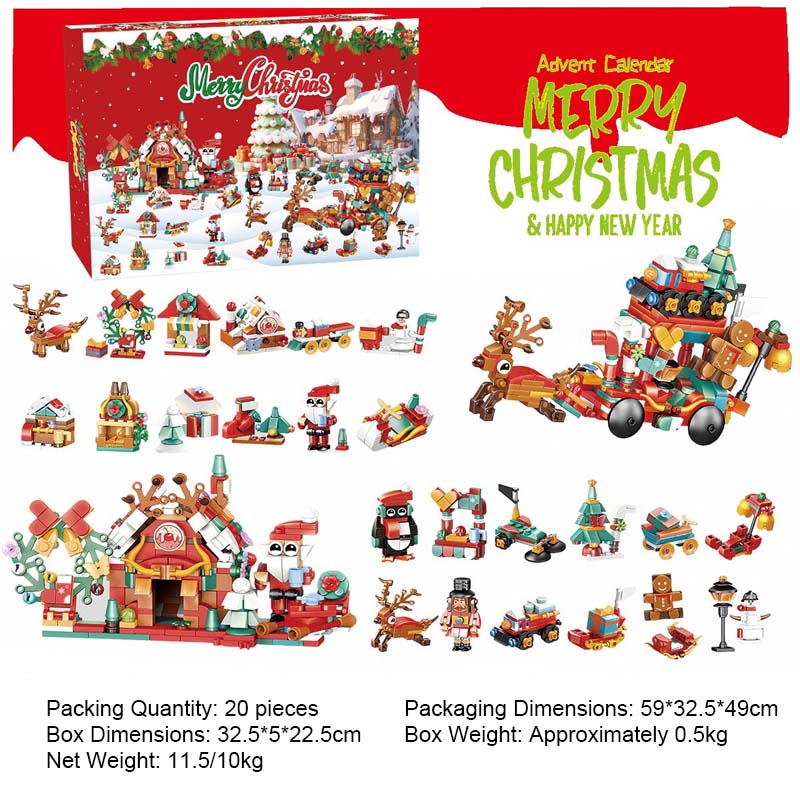 Jul DIY montering byggeklosser blindboks