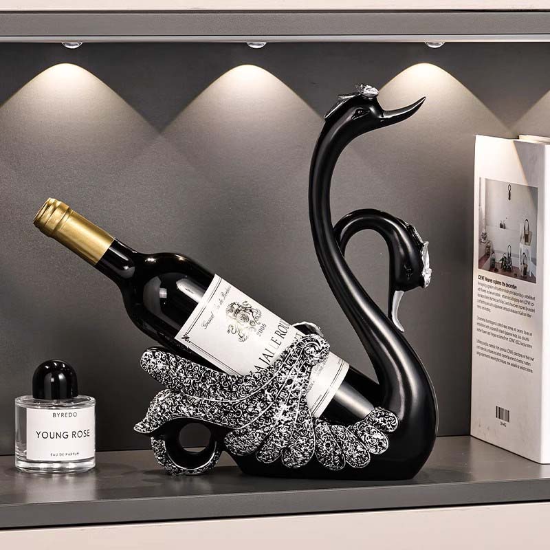 （Gratis frakt）🔥Varmt salg🔥Svaneformet vinflaskeholder