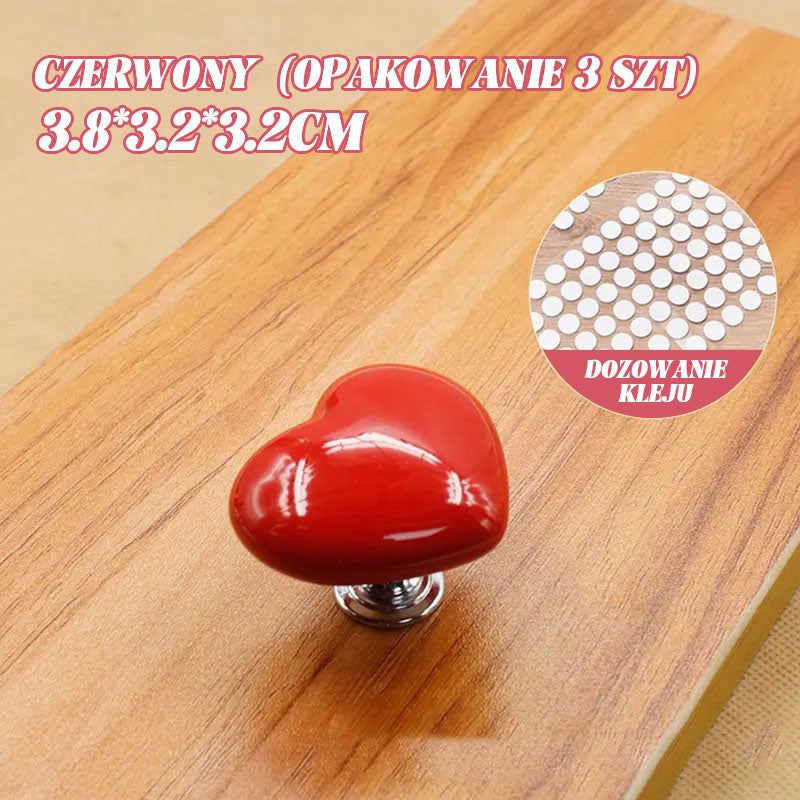 Fargerik hjerteformet toalett-tankpressehjelper/kjær toalett-tankpresse