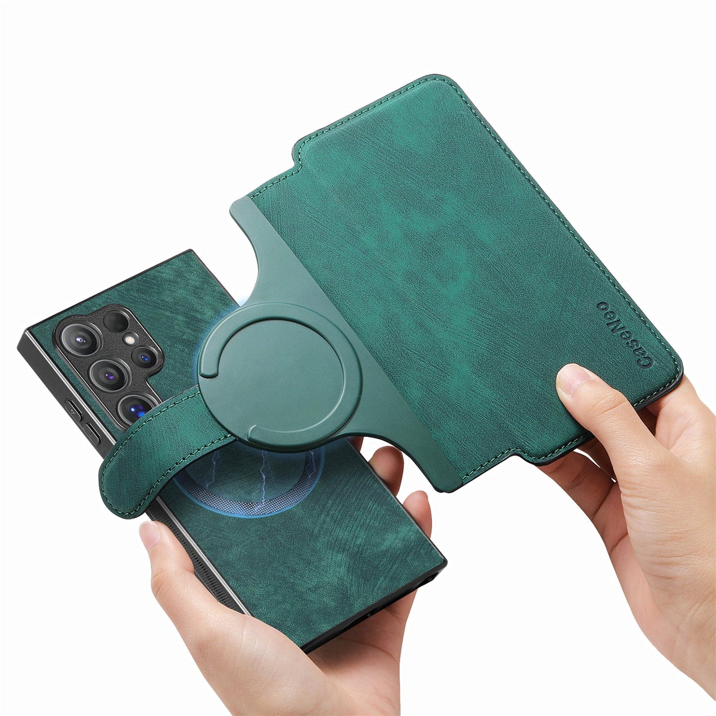 Magnetisk, avtakbart 2-i-1-telefonetui