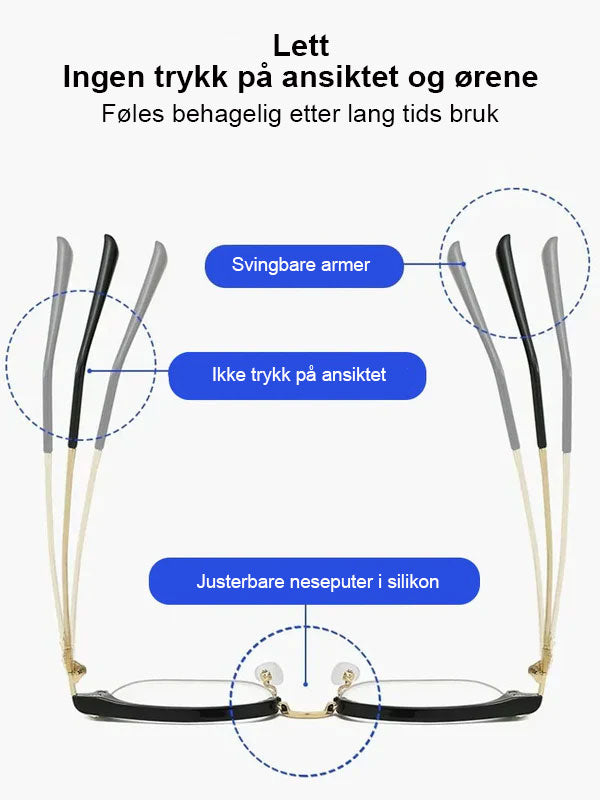 🔥Hot Sale🔥Ultralette anti-blå presbyopiske briller