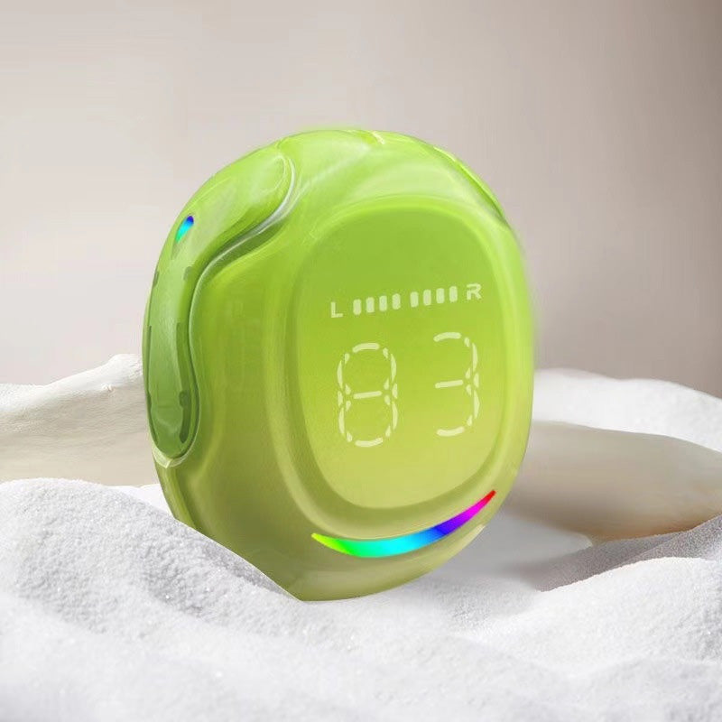 Bluetooth-hodesett med lang levetid og digital skjerm i øret