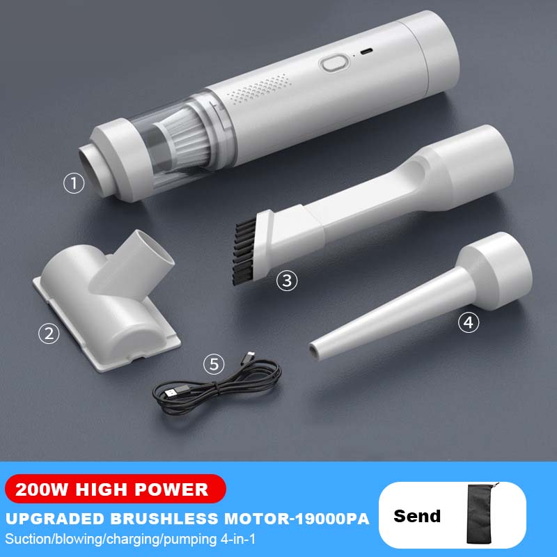 🚗✨Trådløs suge- og blåsebilstøvsuger🌀