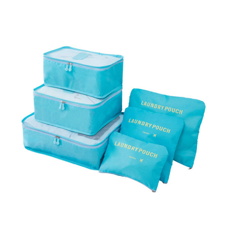 Bærbare pakkbokser for bagasje - 6 deler