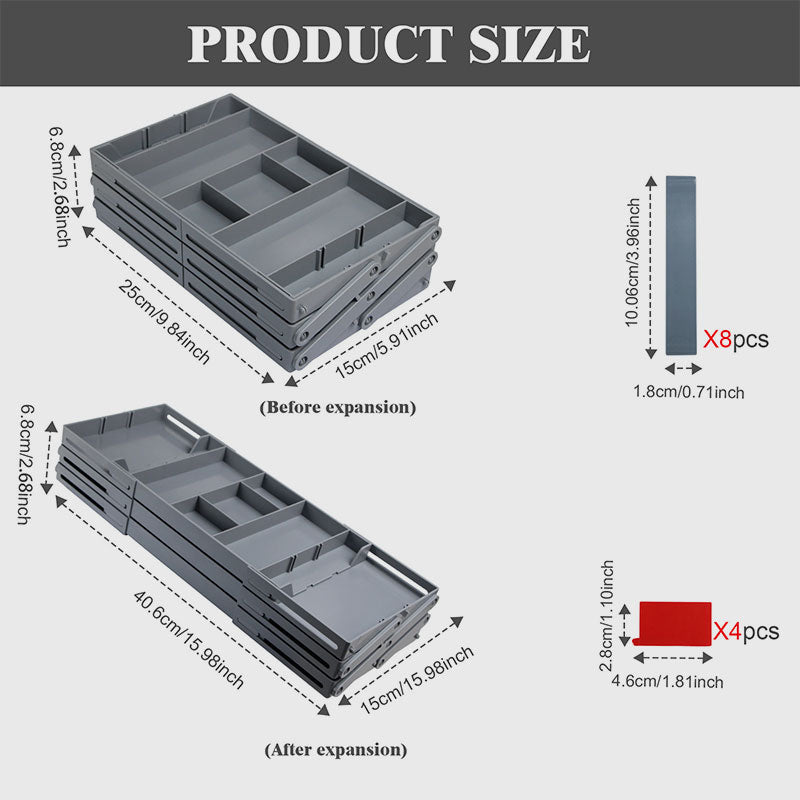 💝2024 Mai Nye produkter💝Foldbar oppbevaringsboks for skuffer
