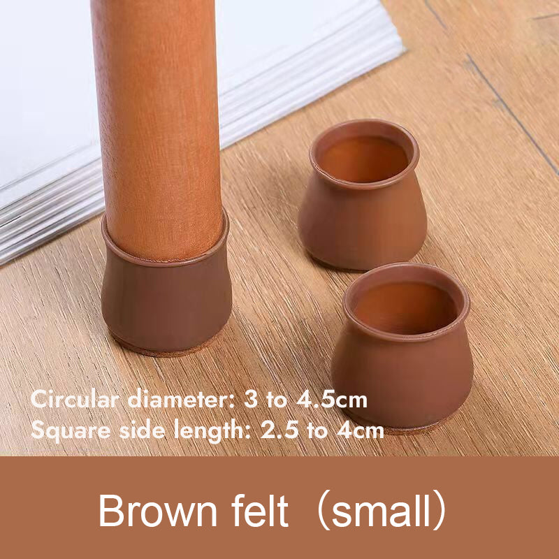 Bordbeinovertrekk i tykk filt og silikon