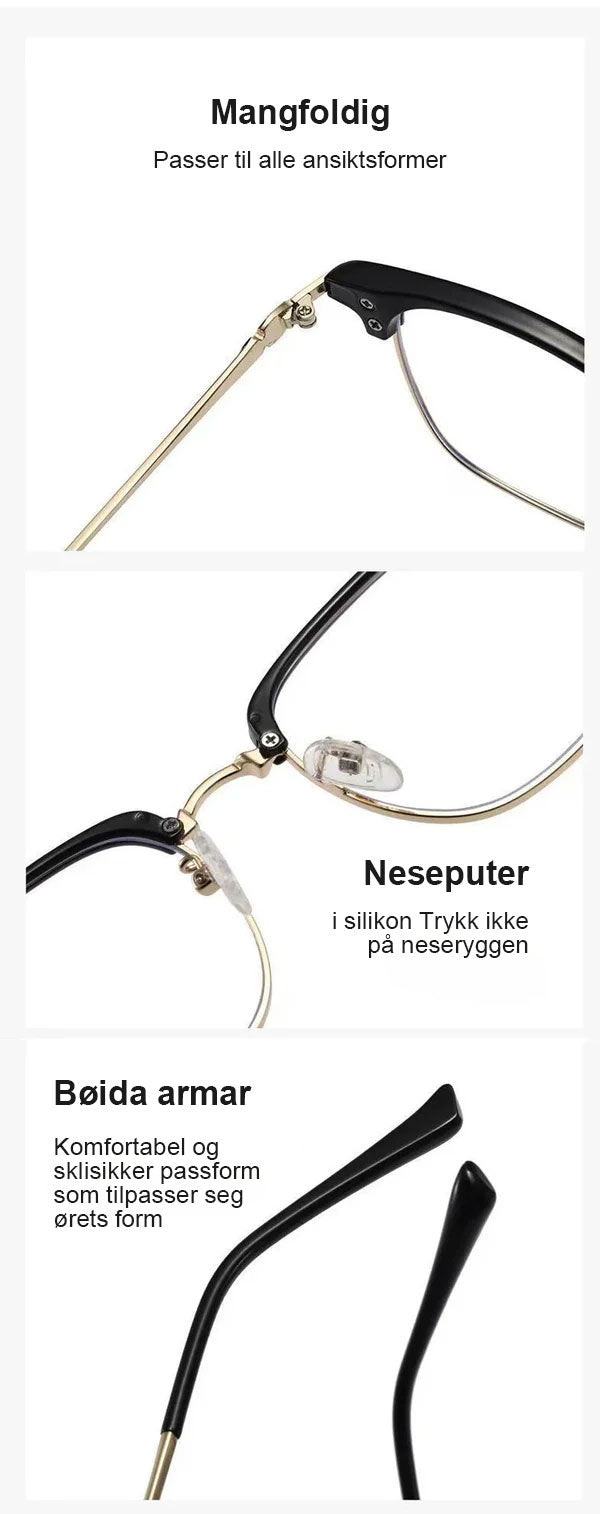 🔥Hot Sale🔥Ultralette anti-blå presbyopiske briller