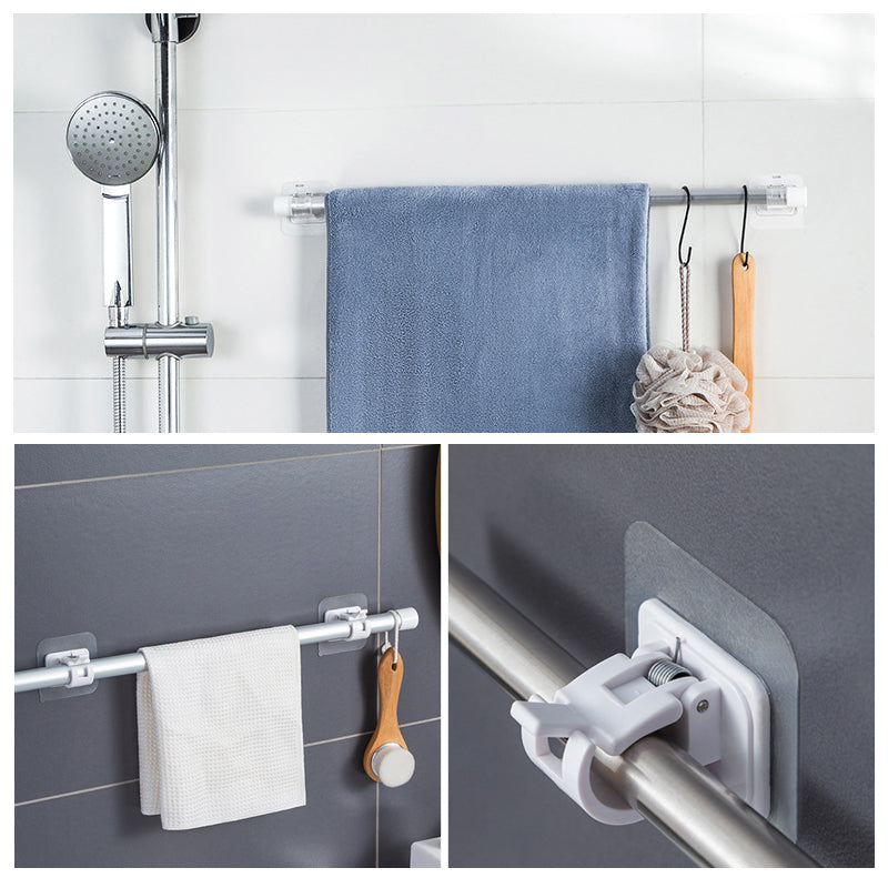 Spikerfrie justerbare stangbrakettholdere (2 stk.)