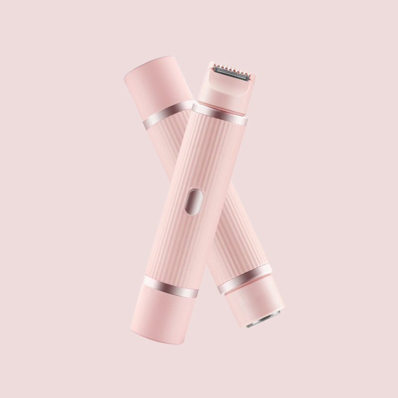 IPX7 vanntett barbermaskin med to barberhoder for kvinner