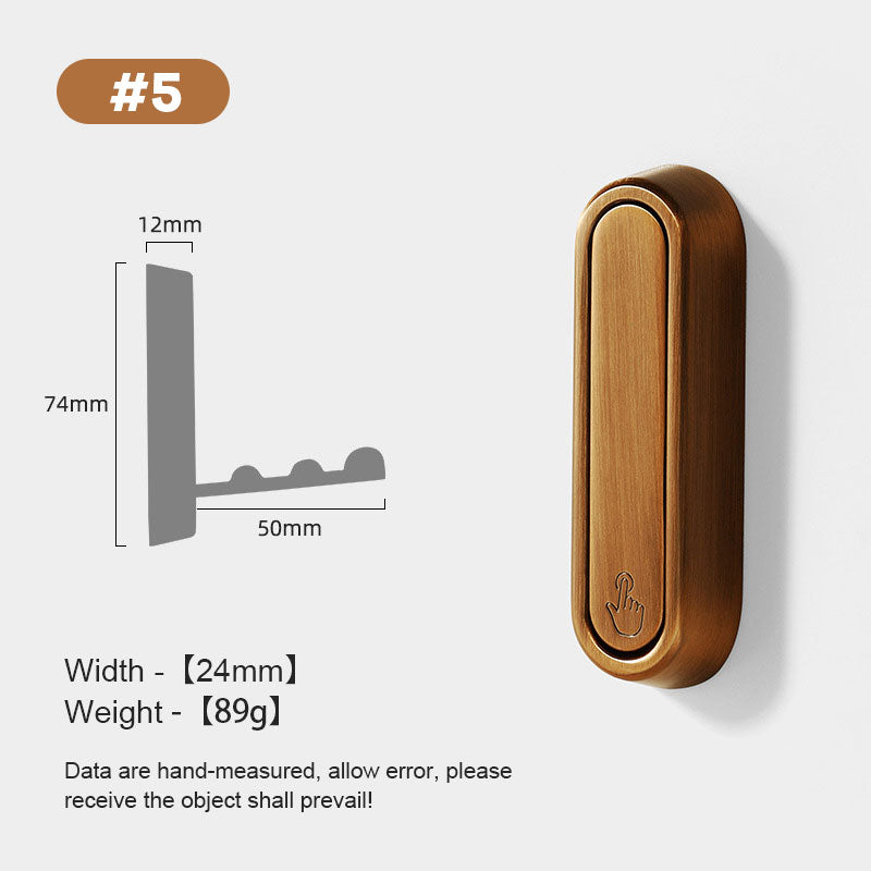 Zinc alloy folding hook