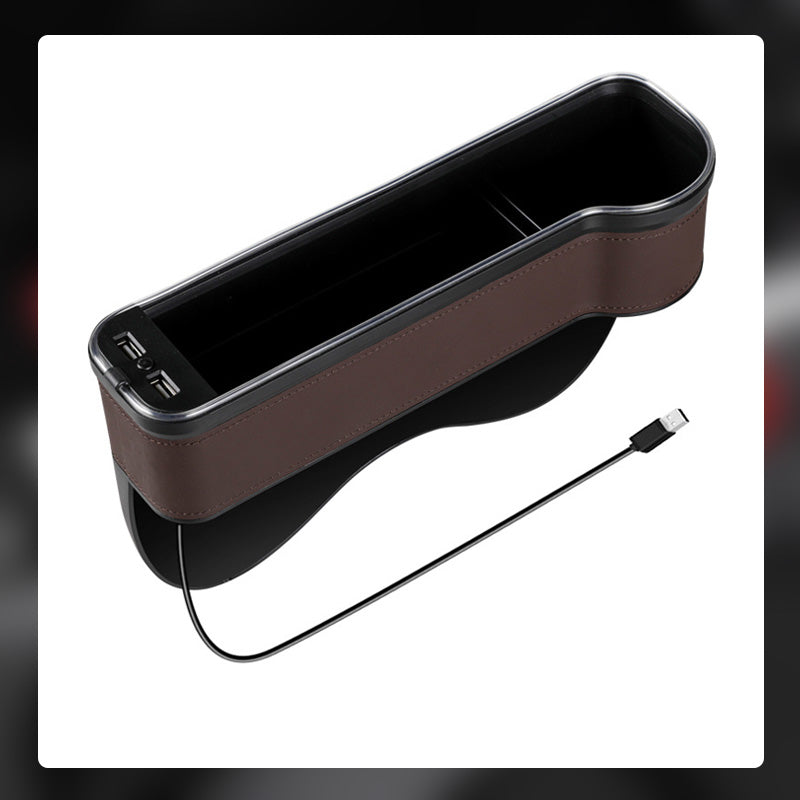 {Gratis frakt}Oppbevaringsboks for bilsete med Led-omgivelseslys