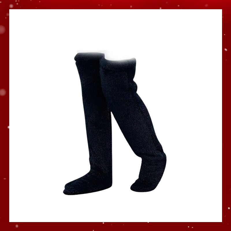 Gåsedunssokker til kneet til jul