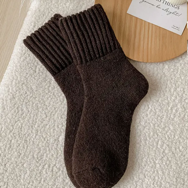 🧦 5 par varme ullsokker i middels høyde