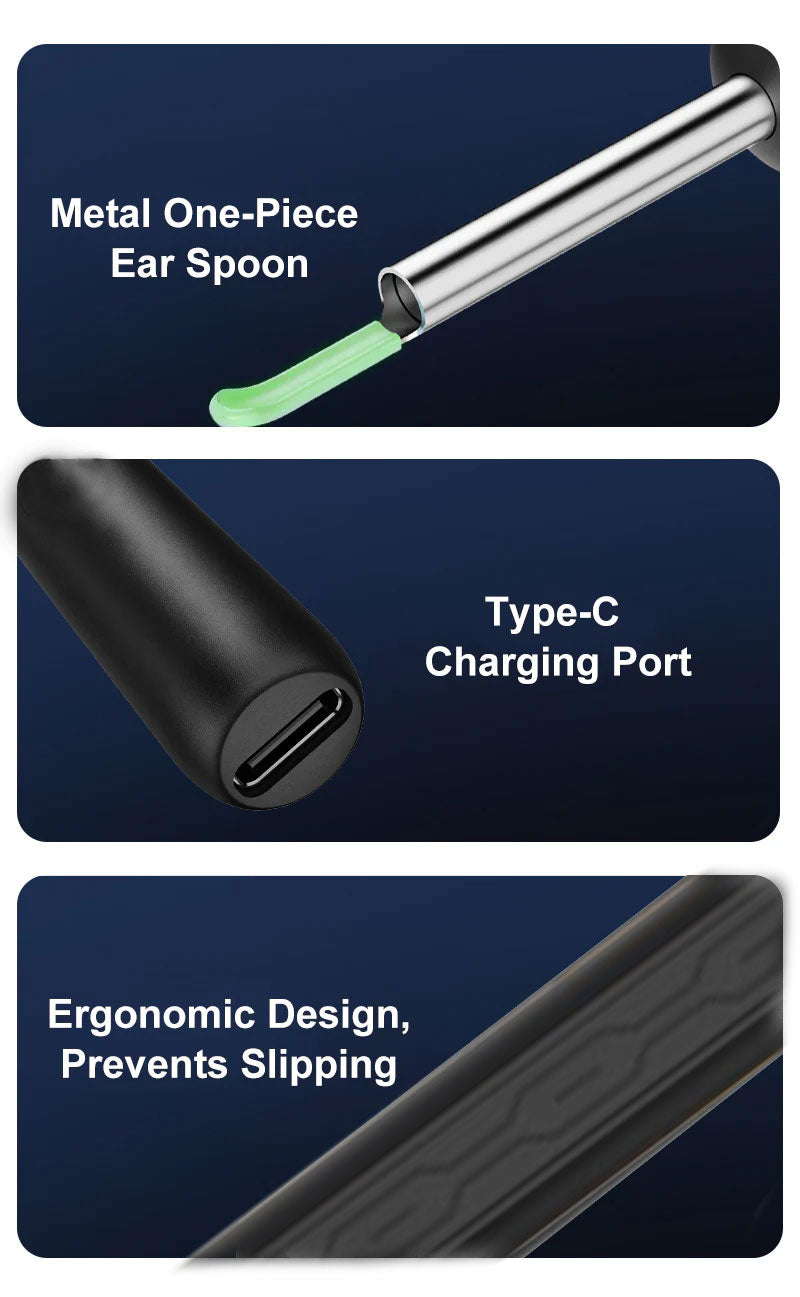 Smart vanntett visuell ørevoksfjerner