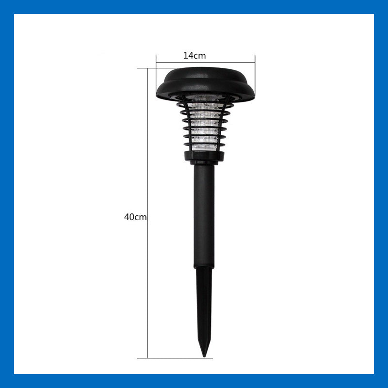 Solcelledrevet myggfanger lampepinne