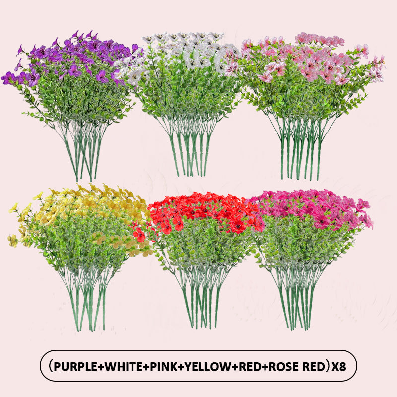 🌺UV-resistent fargerik kunstig blomst💖