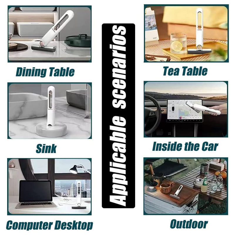 Håndvaskbar mini-mopp for rengjøring av skrivebordet