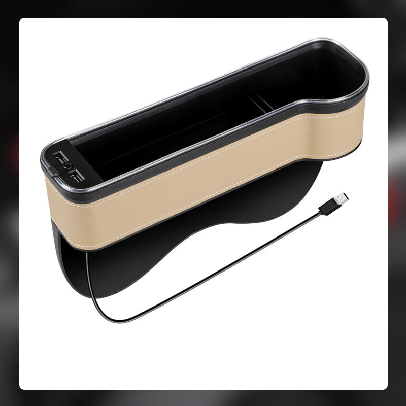 {Gratis frakt}Oppbevaringsboks for bilsete med Led-omgivelseslys